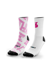 Medias Ciclismo Terret de Compresión Trianthlete Pink